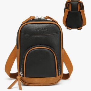 Leather backpack