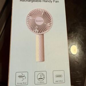 Rechargeable hand fan