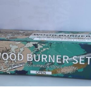 Wood burning set