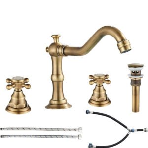 Antique brass bathroom Faucet set